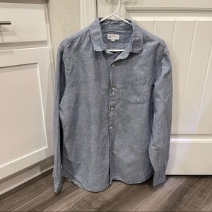 GAP standard fit linen button down